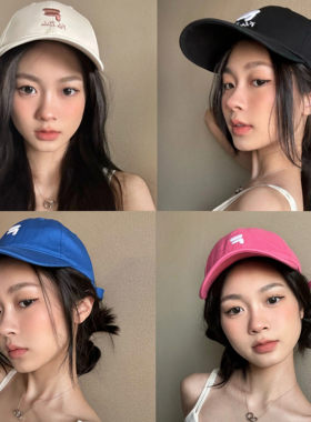 FILA斐乐帽子多彩棒球帽运动休闲帽子女鸭舌帽遮脸防晒遮阳帽子男