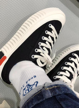 FILA斐乐2025男女复古休闲帆布鞋GEAR低帮小白鞋板鞋情侣饼干鞋