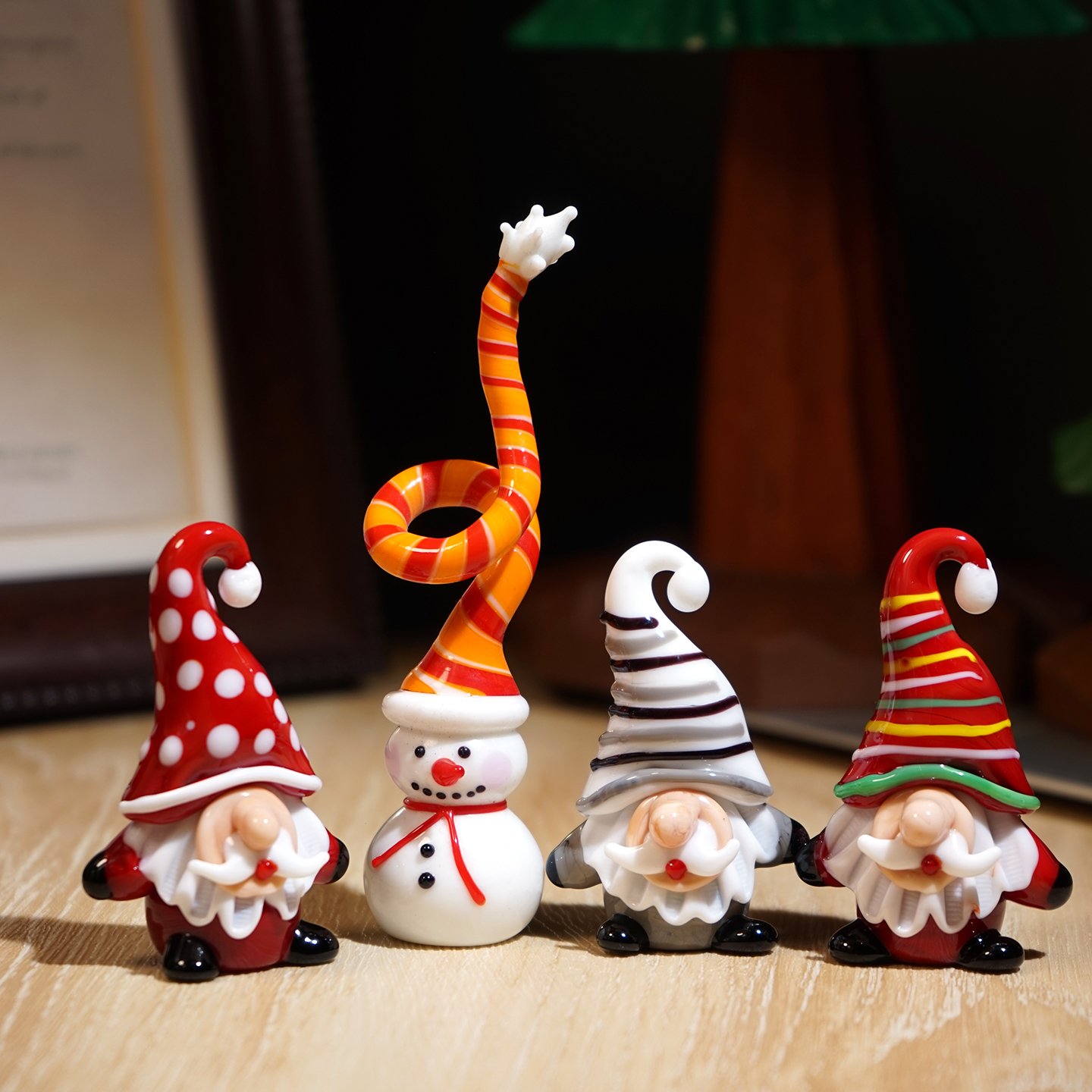 圣诞老人|手工玻璃小摆件