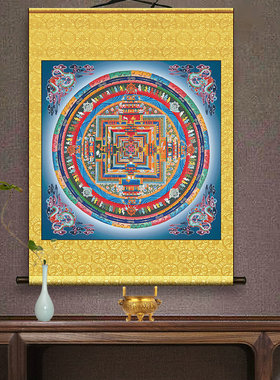 时轮金刚玄关是镇宅佛画增慧除障