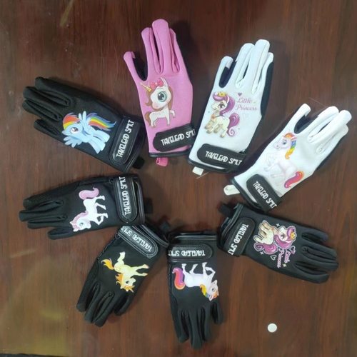 学生骑行加绒手套2023新品爆款秋冬加绒儿童马术手套秋冬加绒