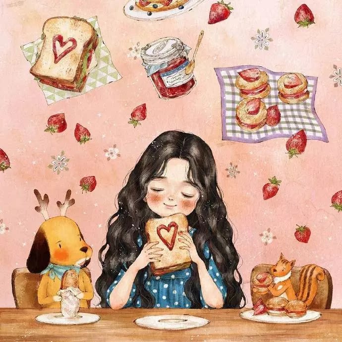 2020新款卡通田园风可爱唯美女孩钻石画十字绣砖石绣小幅儿童卧室