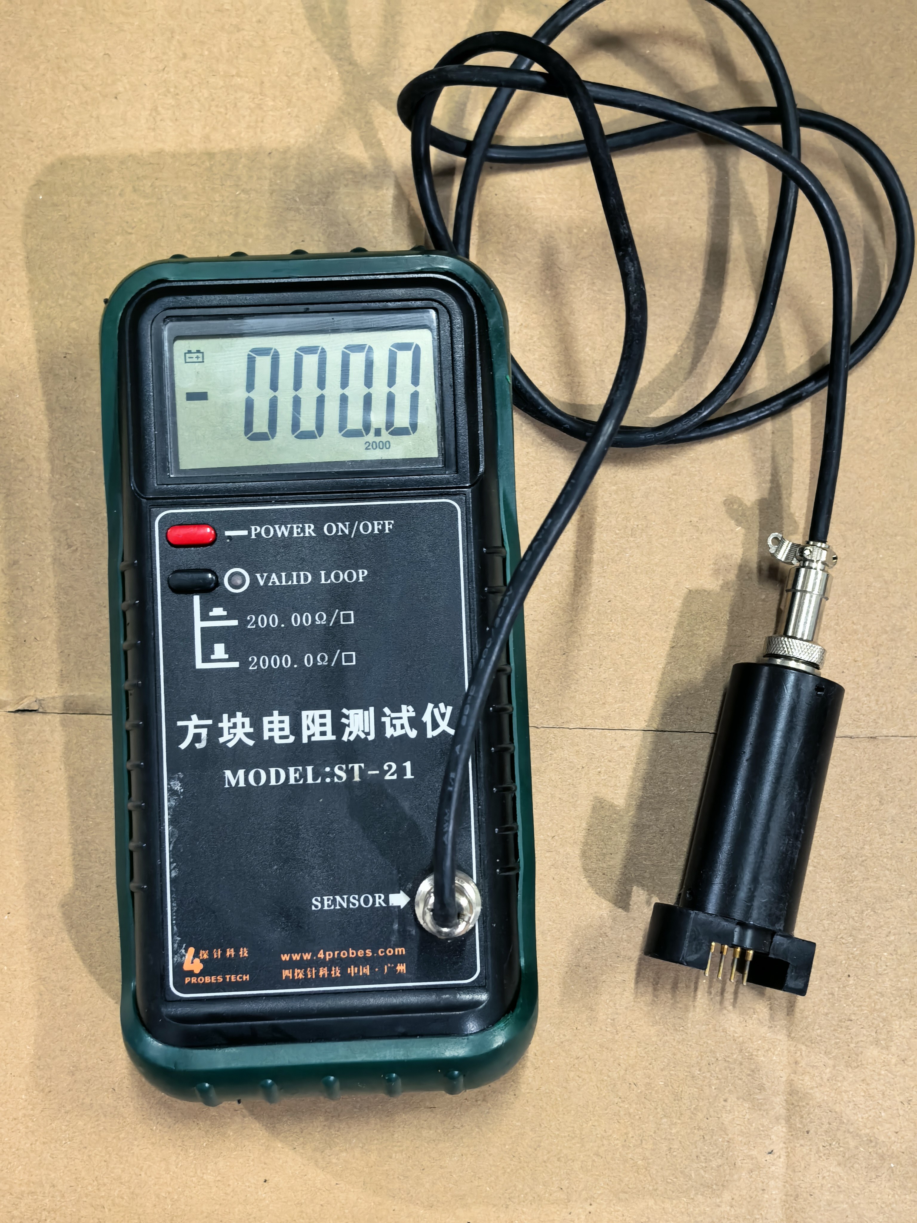 ST-21型广州四探针方块电阻测试仪半导体材料/导电薄膜电阻测试仪