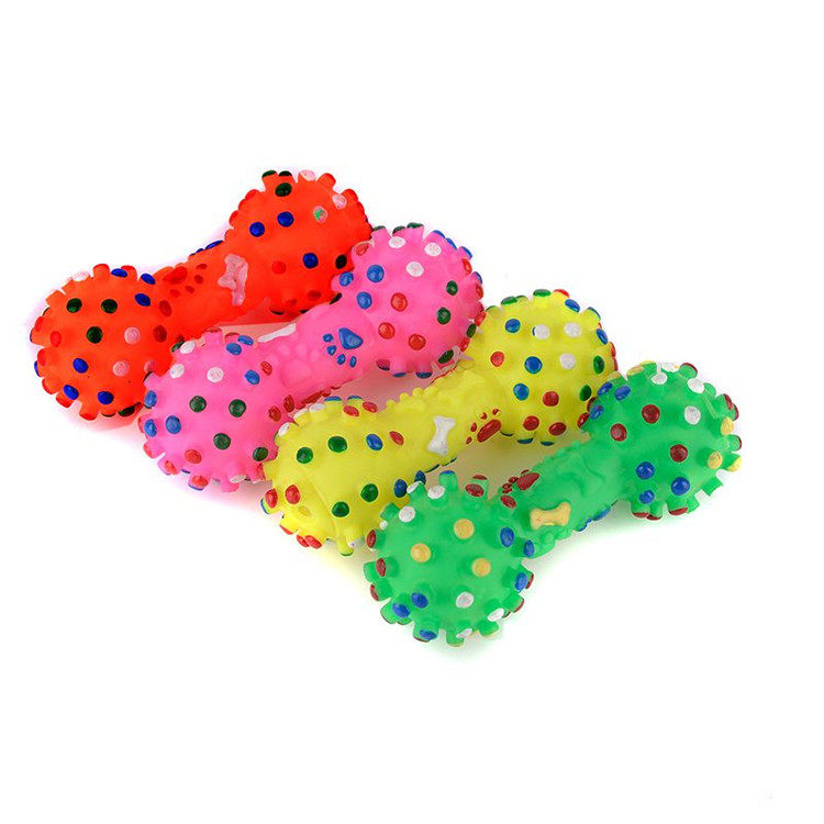 2个宠物玩具发声狗骨头小狗狗玩具球橡胶磨牙泰迪贵宾犬发声玩具