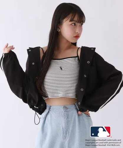 吊带日单甜酷辣妹联名日系短吊带