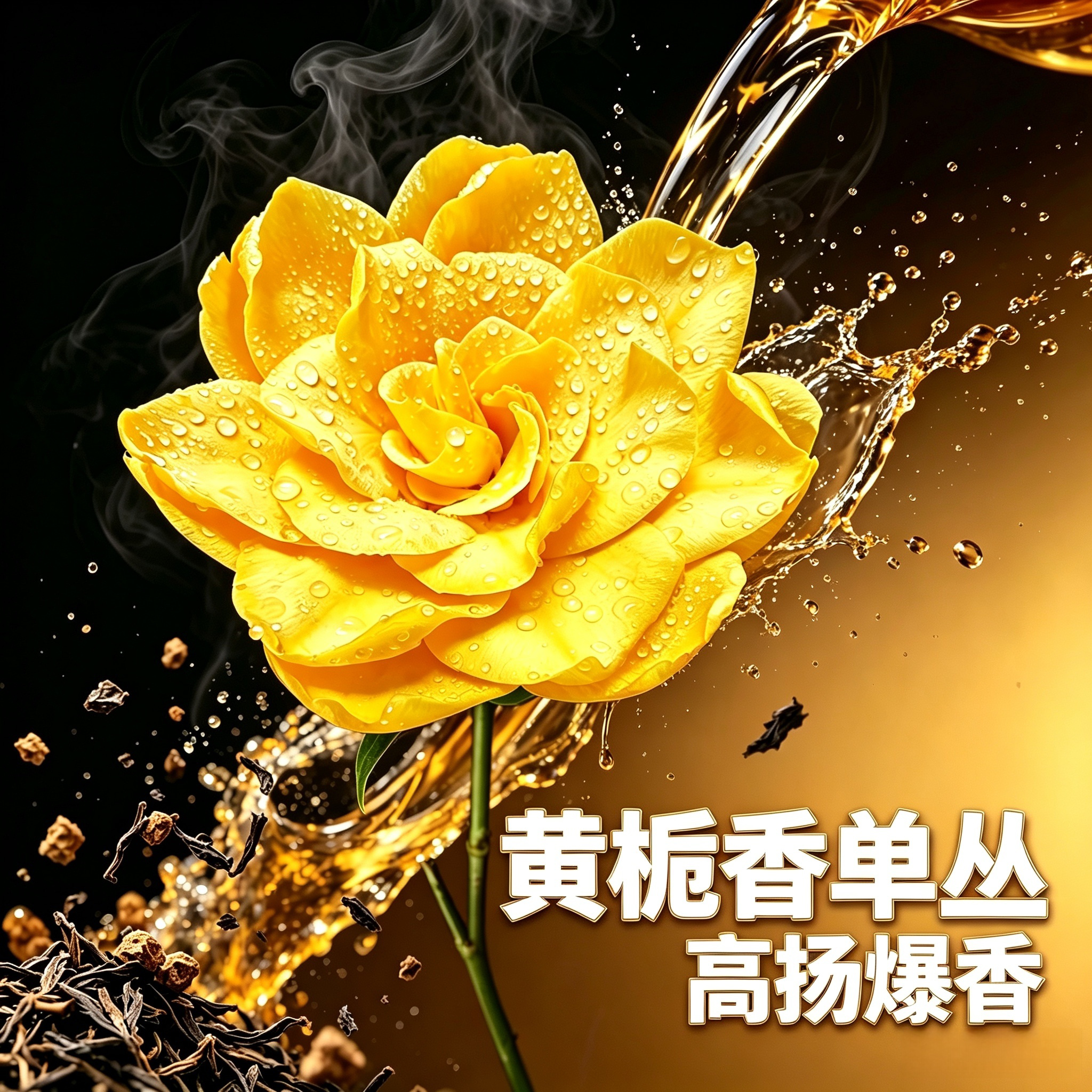 潮州凤凰镇黄栀香1号单丛茶