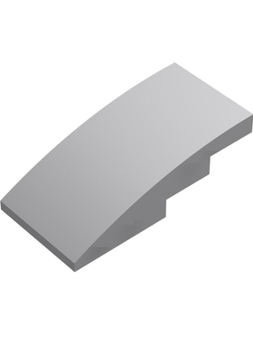 国产MOC拼插积木零件 兼容 93606 2x4弧形件 10个