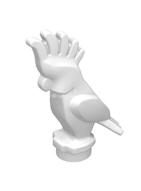 国产小颗粒拼插积木 动物 兼容 6333  鹦鹉 人仔手持配件