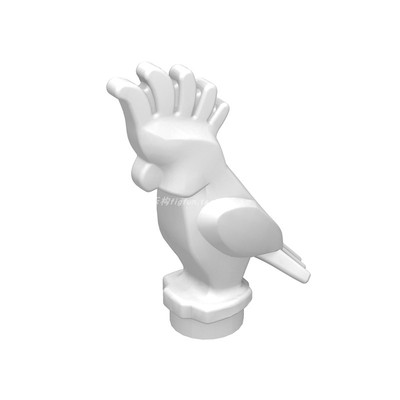 国产小颗粒拼插积木 动物 兼容 6333  鹦鹉 人仔手持配件