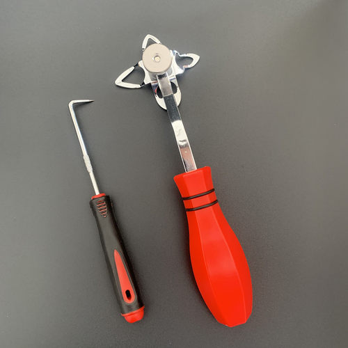 穿芯密封条芯子安装工具三口条穿芯安装汽车玻璃胶条安装工具钩子
