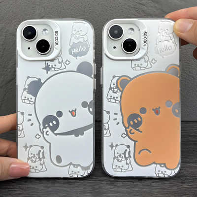 新款一二布布情侣手机壳任意机型