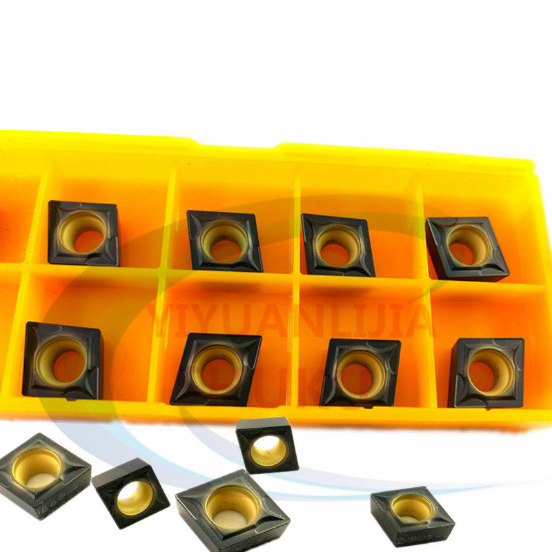 三菱数控车床刀片外圆内孔车刀粒铸铁用ccmt09t304菱形80度车刀片