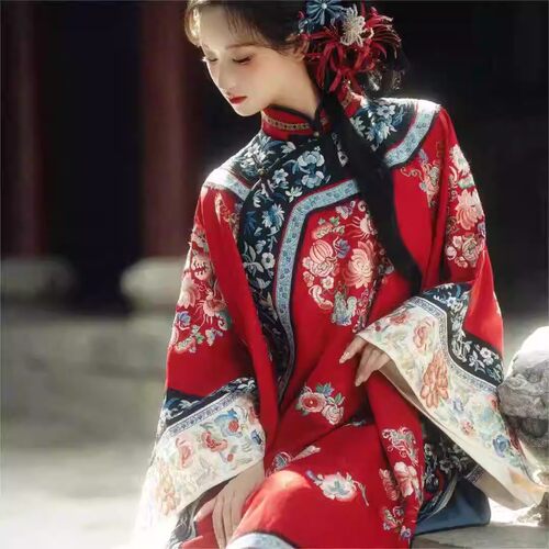 晋商少奶奶清代徽商女汉服新娘