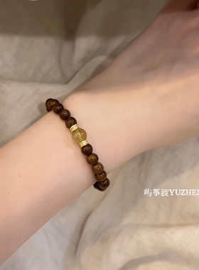 金发晶新中式国风手串铜镀金