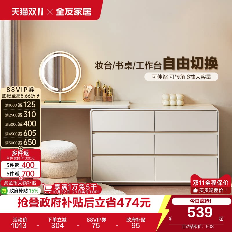 全友家居现代简约梳妆台