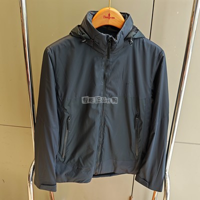 比音勒芬男装连帽保暖户外棉服