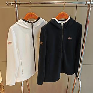 比音勒芬专柜正品女装秋装针织外套连帽休闲时尚修身8632359A32