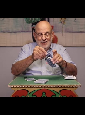 魔术教学 2024铅笔穿牌Pencil Tration 抖加 热门网红手法 超值版