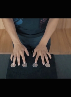 魔术教学 2025Coins Through Table Tool Belt 硬币手法流程 超值