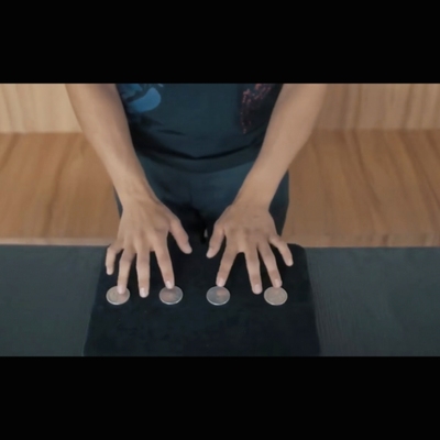 魔术教学 2025Coins Through Table Tool Belt 硬币手法流程 超值