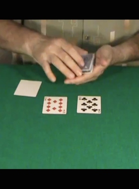 魔术教学 2024大师纸牌流程Dazed by Aldo Colombini 稀有手法 强