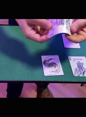 魔术教学 2024纸牌流程Stamper by Alexis De La Fuente 超强效果