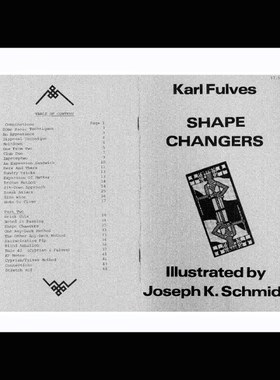 魔术教学 精品大师纸牌流程Shape Changers by Karl Fulves超值版