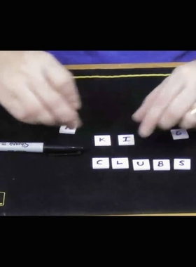 魔术教学 2024新式纸牌匹配Startling 2.0 稀有热门 酷炫手法超值