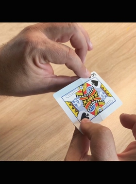 魔术教学 2024新式折叠变牌Fusion by Mickael Chatelain超值手法