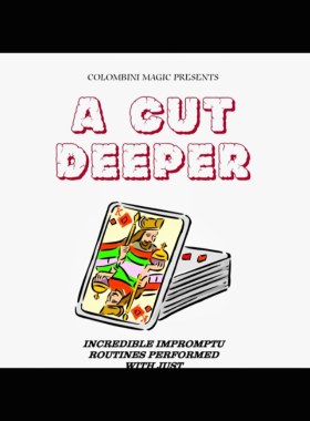 魔术教学 25套  即兴纸牌流程A Cut Deeper by Aldo Colom 超值版