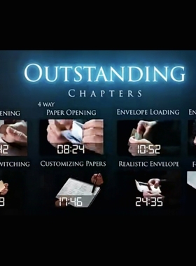 魔术教学 2025想一张牌Outstanding 抖音 网红 热门酷炫手法 超值