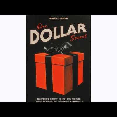 魔术教学 2025中文讲义心灵技巧One Dollar Secret 2读心神器超值