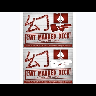 魔术教学 2025中文讲义《标记扑克》CWT Marked Deck纸牌专业手法