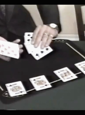 魔术教学 大师纸牌流程Powers of Royalty by Dr. Bob 强效超值版