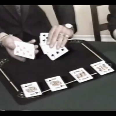 魔术教学 大师纸牌流程Powers of Royalty by Dr. Bob 强效超值版