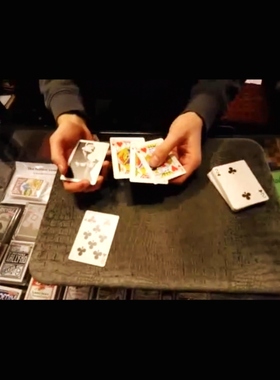 魔术教学 实用牌组流程Colour Heckler by Toby Hudson震撼 手法