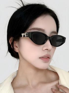 jennie同款墨镜女Rococo网红街拍蝴蝶结高级感防紫外线太阳镜潮