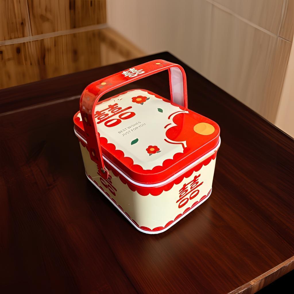 立方浮雕糖果盒小正方形喜糖盒圣诞节梨膏糖糖果礼盒伴手礼糖果盒