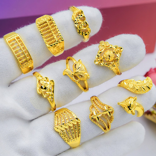 狐狸戒指女开口可调节食指戒