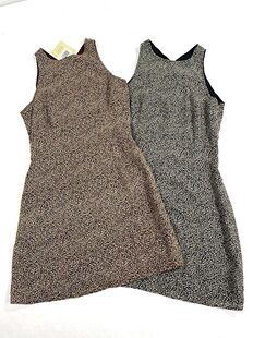 修身 特价 小碎花背心款 西班牙原100%POLYESTER无袖 连衣裙 夏款