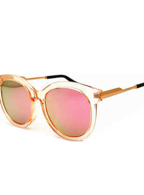 网红新款大框圆脸太阳眼镜韩国