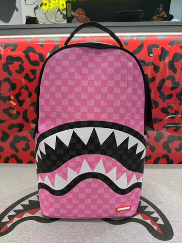 SprayGround专柜正品 透明双肩包W0635708男女包SG背包鲨鱼嘴书包