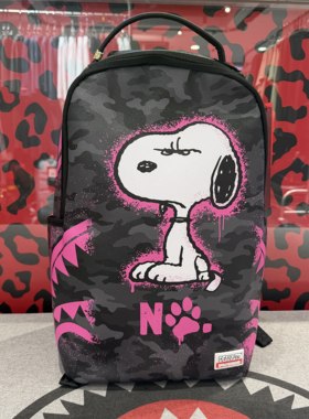 Sprayground史努比联名双肩包