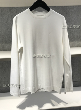 CK Jeans专柜正品 2025秋款男士通勤刺绣纯棉休闲长袖T恤 4LD202G