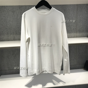 Jeans专柜正品 T恤 2025秋款 通勤刺绣纯棉休闲长袖 4LD202G 男士