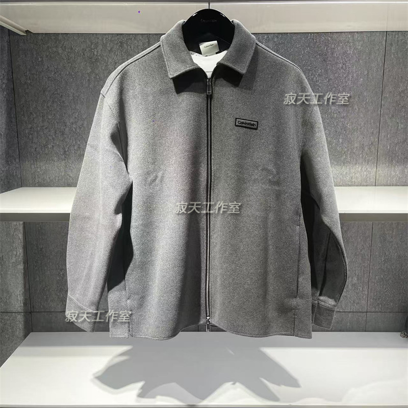 4LE217G国内代购CK Jeans25秋冬新款男士休闲简约小翻领夹克外套