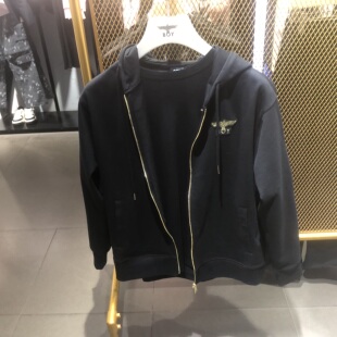 BOY LONDON专柜2026春刺绣翅膀连帽衫外套B261N0600402