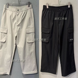 Fun潮牌国内正品代购2025秋款宽松休闲裤工装直筒长裤FMK55301B