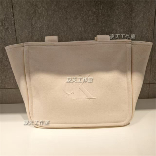 CK女包 休闲通勤简约字母便携帆布包托特包礼物4K3098G 25春夏新款