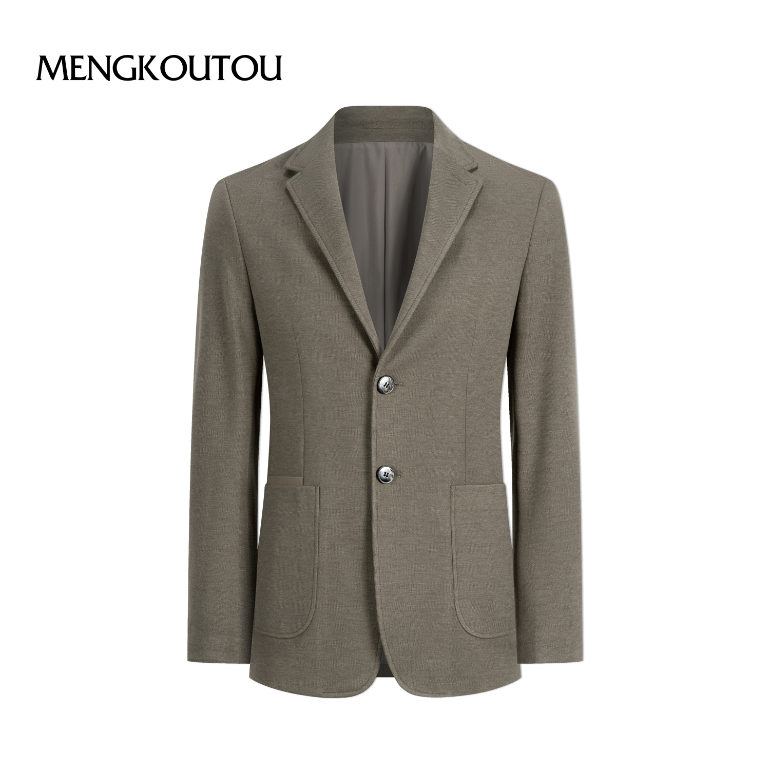 蒙口透男士商务休闲风新款西服